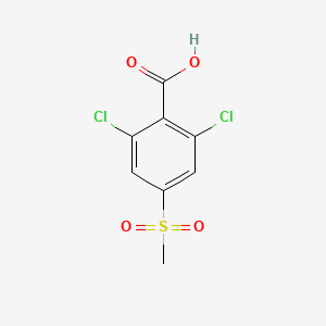 2,6-dichloro-4-(methylsulfonyl) benzoic acid