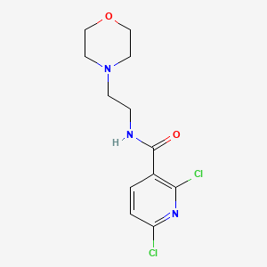 2,6-dichloro-N-(2-morpholinoethyl)nicotinamide