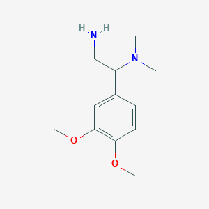 [2-Amino-1-(3,4-dimethoxyphenyl)ethyl]dimethylamine