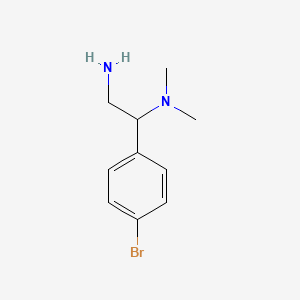 [2-Amino-1-(4-bromophenyl)ethyl]dimethylamine