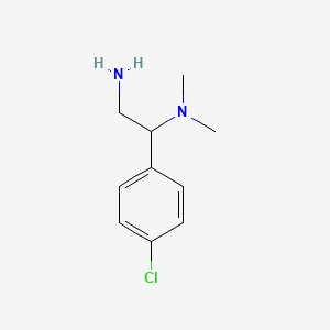 [2-Amino-1-(4-chlorophenyl)ethyl]dimethylamine
