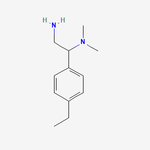 [2-Amino-1-(4-ethylphenyl)ethyl]dimethylamine