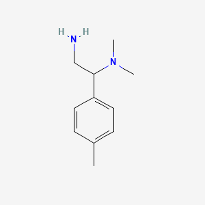 [2-Amino-1-(4-methylphenyl)ethyl]dimethylamine