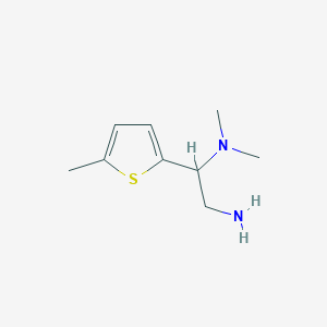 [2-Amino-1-(5-methylthiophen-2-yl)ethyl]dimethylamine