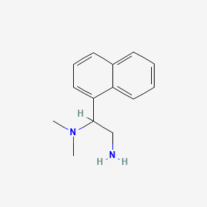 [2-Amino-1-(naphthalen-1-yl)ethyl]dimethylamine