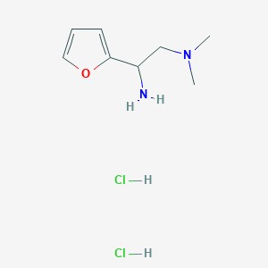 [2-Amino-2-(furan-2-yl)ethyl]dimethylamine dihydrochloride