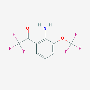 2-Amino-2,2,2-trifluoro-3-(trifluoromethoxy)acetophenone