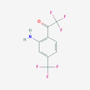 2-Amino-2,2,2-trifluoro-4-(trifluoromethyl)acetophenone
