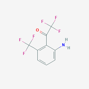 2-Amino-2,2,2-trifluoro-6-(trifluoromethyl)acetophenone