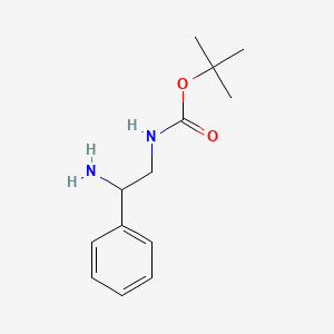 (2-Amino-2-phenylethyl)carbamic acid tert-butyl ester