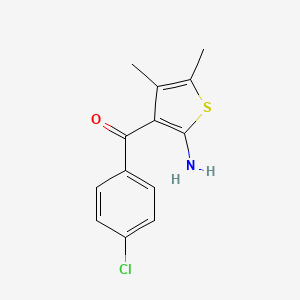 (2-Amino-4,5-dimethylthien-3-yl)-(4-chlorophenyl)methanone
