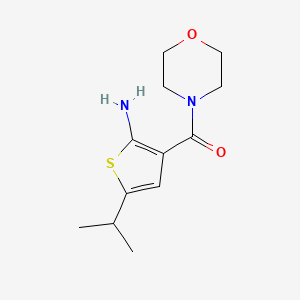 (2-Amino-5-isopropylthiophen-3-yl)(morpholino)-methanone
