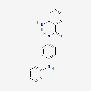 (2-Aminophenyl)-N-(4-(phenylamino)phenyl)formamide