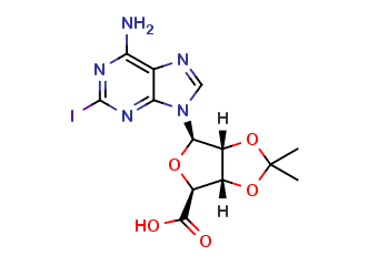 2-Iodo Adenosine 5'-Carboxy-2',3'-acetonide