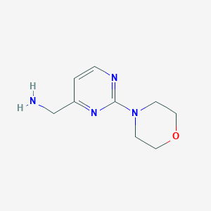 (2-Morpholinopyrimidin-4-YL)methanamine