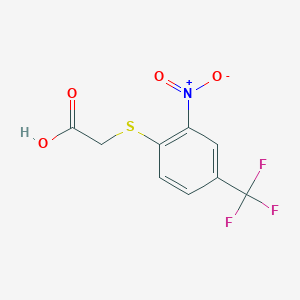 [2-Nitro-4-(trifluoromethyl)phenyl]-thioglycolic acid