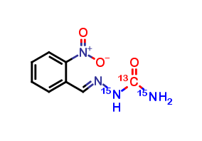 2-Nitrobenzaldehyde Semicarbazone-13C,15N2