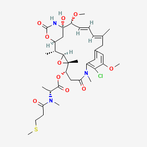(2’R)-N2’-Deacetyl-N2’-[3-(methylthio)-1-oxopropyl]-maytansine