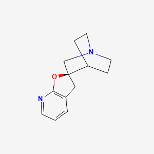(2'R)-Spiro[1-azabicyclo[2.2.2]octane-3,2'(3'H)-furo[2,3-b]pyridine]