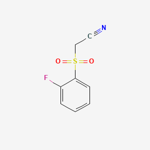 (2-fluorobenzenesulfonyl)acetonitrile