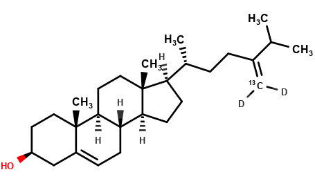 24-Methylenecholesterol-13C,D2 (major)
