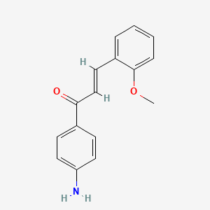 (2E)-1-(4-Aminophenyl)-3-(2-methoxyphenyl)prop-2-en-1-one