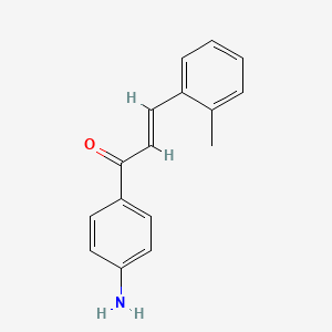 (2E)-1-(4-Aminophenyl)-3-(2-methylphenyl)-prop-2-en-1-one