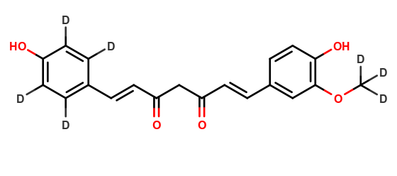 (2E)-Demethoxy Curcumin-d7