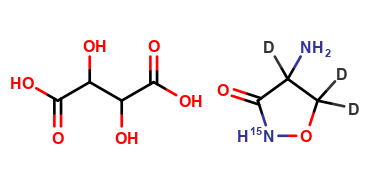 [2H3, 15N]-Cycloserine, tartaric acid