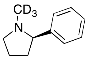 (2R)-1-Methyl-2-phenylpyrrolidine-D3