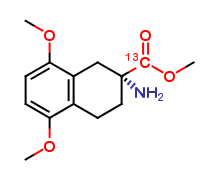 (2R)-2-Amino-1,2,3,4-tetrahydro-5,8-dimethoxy-2-naphthalenecarboxylic Acid Methyl Ester-13C