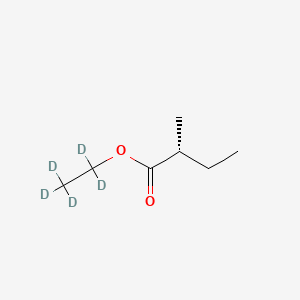 (2R)-2-Methyl-butanoic Acid Ethyl Ester-d5