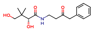 (2R)-2-hydroxy-3-(hydroxymethyl)-3-methyl-N-(3-oxo-4-phenylbutyl)butanamide