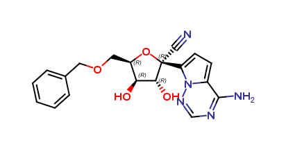 (2R,3R,4R,5R)-2-(4-Aminopyrrolo[2,1-f][1,2,4]triazin-7-yl)-5-((benzyloxy)methyl)-3,4-dihydroxytetrah
