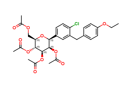 3-Epi-tetraacetyl Dapagliflozin