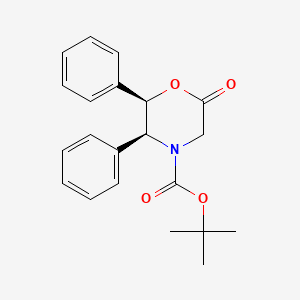 (2R,3S)-6-Oxo-2,3-diphenyl-4-morpholinecarboxylic Acid tert-Butyl Ester