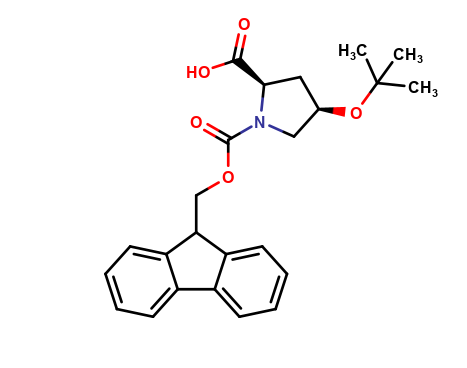 (2R,4R)-4-(tert-butoxy)-1-[(9H-fluoren-9- ylmethoxy)carbonyl]pyrrolidine-2- carboxylic