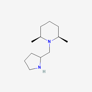(2R,6S)-2,6-Dimethyl-1-(2-pyrrolidinylmethyl)piperidine