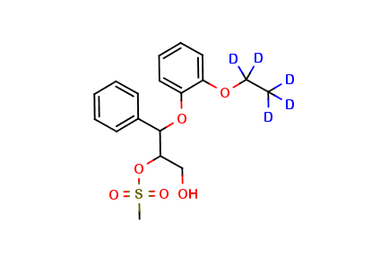 (2RS,3RS)-3-(2-Ethoxy-d5-phenoxy)-2-mesyloxy-3-phenyl-1-propanol
