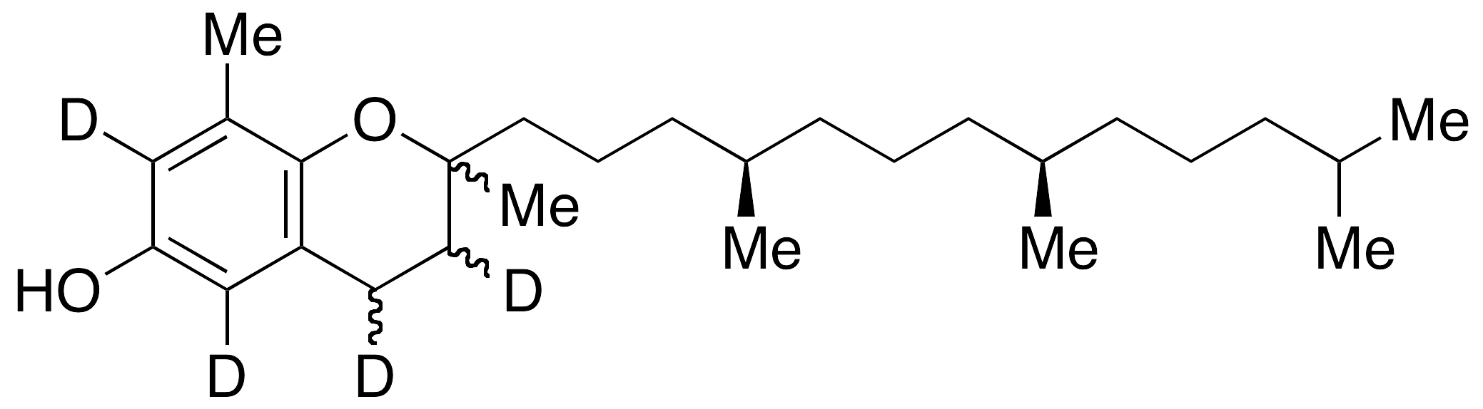 (2RS,4R,8R)-δ-Tocopherol-d4 (Mixture of Diastereomers)
