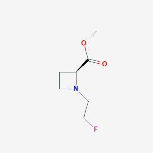 (2S)-1-(2-Fluoroethyl)-2-azetidinecarboxylic acid methyl ester