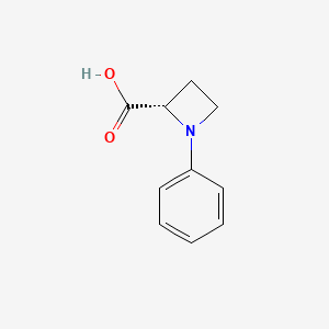 (2S)-1-Phenyl-2-azetidinecarboxylic acid