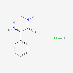 (2S)-2-Amino-N,N-dimethyl-2-phenylacetamide hydrochloride