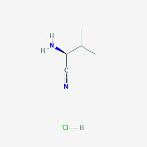 (2S)-2-amino-3-methylbutanenitrile hydrochloride