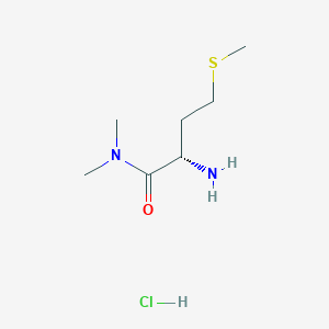 (2S)-2-amino-N,N-dimethyl-4-(methylsulfanyl)butanamide hydrochloride
