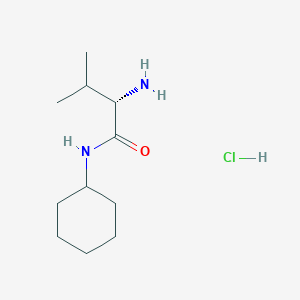 (2S)-2-amino-N-cyclohexyl-3-methylbutanamide hydrochloride