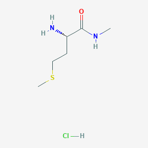 (2S)-2-amino-N-methyl-4-(methylsulfanyl)butanamide hydrochloride