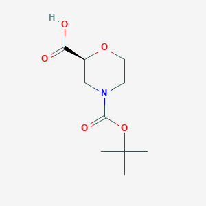 (2S)-4-[(tert-butoxy)carbonyl]morpholine-2-carboxylic acid
