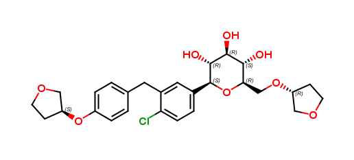 (2S,3R,4R,5S,6R)-2-(4-chloro-3-(4-(((S)-tetrahydrofuran-3-yl)oxy)benzyl)phenyl)-6-((((R)-tetrahydrof