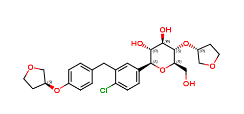 (2S,3R,4R,5S,6R)-2-(4-chloro-3-(4-(((S)-tetrahydrofuran-3-yl)oxy)benzyl)phenyl)-6-(hydroxymethyl)-5-